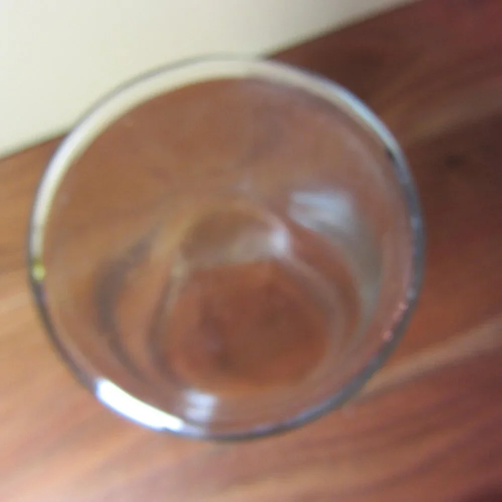 glass storage container ikea with metal lid (H168)
